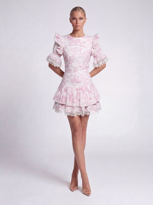 Azzurra Cloud Dress. Pink