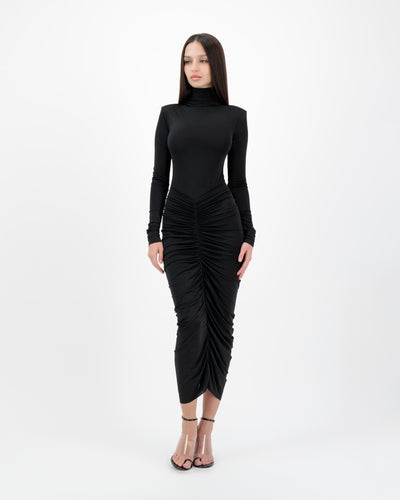 Jersey Bodysuit.Black - Long Sleeve