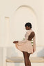 Elara Lace Dress. Nude