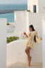 Elara Lace Dress. Yellow