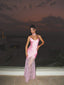 Elise Lace Dress. Pink