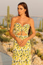 Camille Lemon Smocked Dress