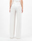 Linen Trousers with Pleats. Off White