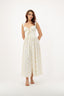 Princesa Midi Dress. Yellow Blossom