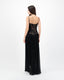 Aphrodite Silk Gown. Black