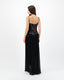 Aphrodite Silk Gown. Black
