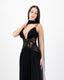 Aphrodite Silk Gown. Black