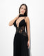 Aphrodite Silk Gown. Black