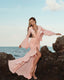 Amalfi Dress. Peach