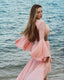 Amalfi Dress. Peach