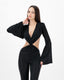 Vivienne Cut-Out Jumpsuit. Crystal Black