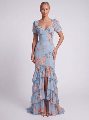 Juliette Dress. Blue