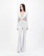 Vivienne Cut-Out Jumpsuit. Crystal White