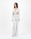 Vivienne Cut-Out Jumpsuit. Crystal White