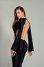 Vivienne Cut-Out Jumpsuit. Black