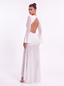 Amalfi Dress in White - Bendita Boutique Dubai, back view showing open back