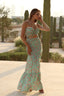Capri Floral Smocked Dress
