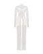 Camille Mesh Dress. Ivory
