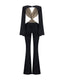 Vivienne Cut-Out Jumpsuit. Crystal Black