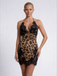 Safari Lace Dress Black