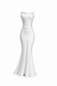 Knot Slip Dress Ivory