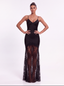Elise Lace Dress. Black