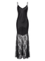 Elise Lace Dress in Black - Bendita Boutique Dubai, flat lay, front