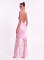 Elise Lace Dress in Pink - Bendita Boutique Dubai, back view showing open back