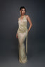 Aurelia. Yellow Crystal Gown