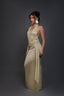 Aurelia. Yellow Crystal Gown