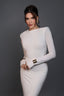 Selene Lace Gown. Ivory