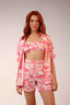 Chateau Rose Toile de Jouy Shorts Set
