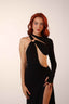 Skylar Cutout Gown with Chain
