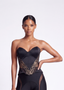 Heart Corset. Black
