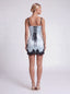 Love Corset. Ice Blue - Black Lace