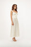 Princesa Midi Dress. Yellow Blossom