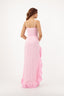 Evelyn Maxi Dress. Baby Pink