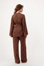 Kimono Jacquard Set. Chocolate Brown