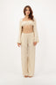 Kimono Jacquard  Set. Beige