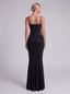 Miracle Crystal Dress. Black with Black French Lace