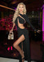 Skylar Cutout Gown with Chain