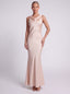 Knot Slip Dress. Pink