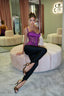 Cut-Out Leggings. Black