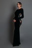 Selene Lace Gown. Black