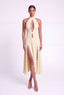 Iris Cutout Dress. Butter Yellow