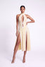 Iris Cutout Dress. Butter Yellow