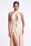 Iris Cutout Dress. Butter Yellow