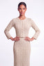 Knitted Crystal Set. Gold