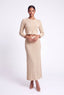 Knitted Crystal Set. Gold