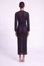 Knitted Crystal Set. Black